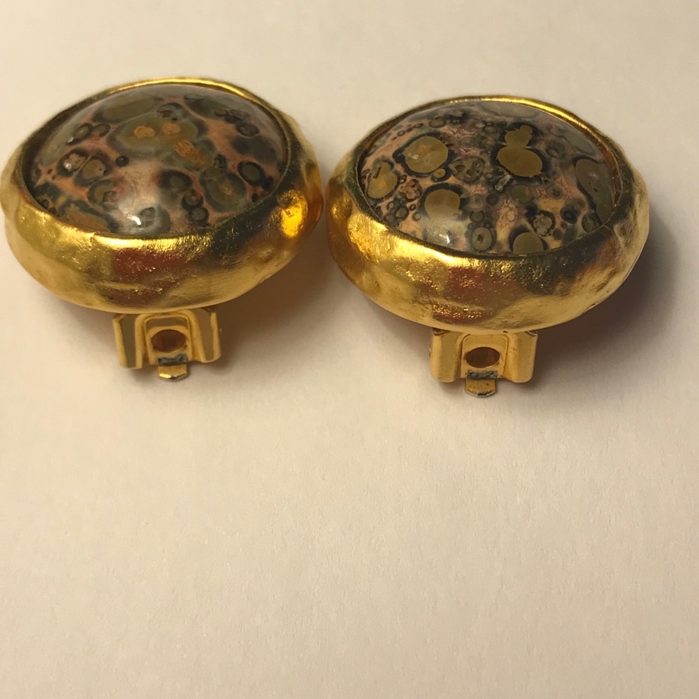 Kenneth Jay Lane KJL enamel earrings | vintage